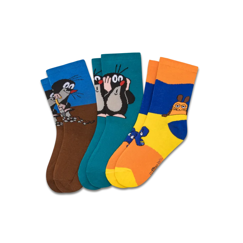 koaa – Mouse and Mole – Socks 3-pack