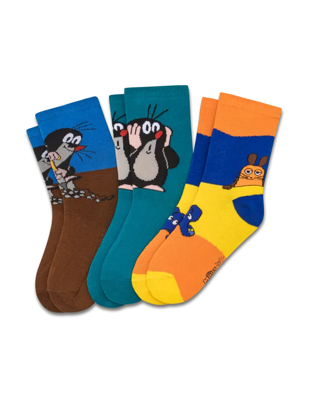 koaa – Mouse and Mole – Socks 3-pack