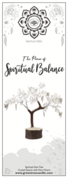 Crystal Quartz Spiritual Balance Gem tree Small