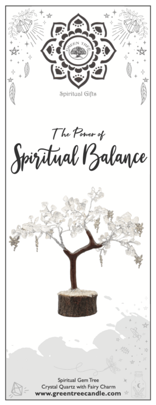 Crystal Quartz Spiritual Balance Gem tree Small