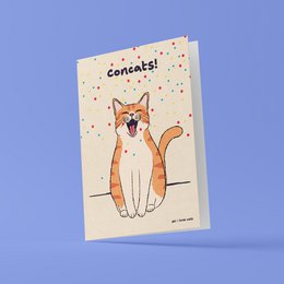 Wenskaart 'Concats!'