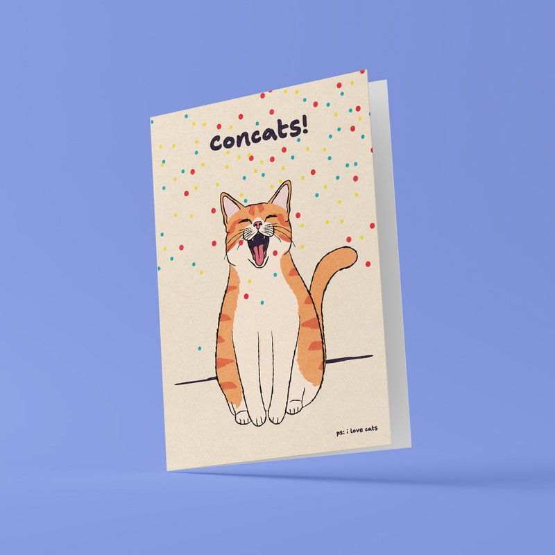 Carte de voeux «Concats!