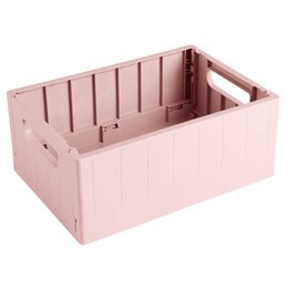 Sunware Sigma Home Folding Crate 4.6L Pink