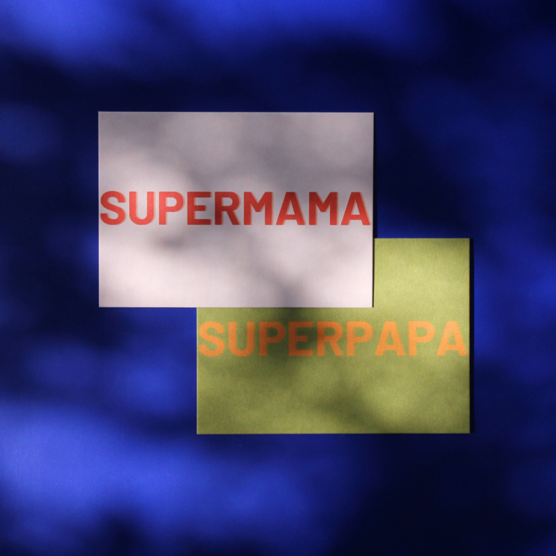 Postkort - Supermama