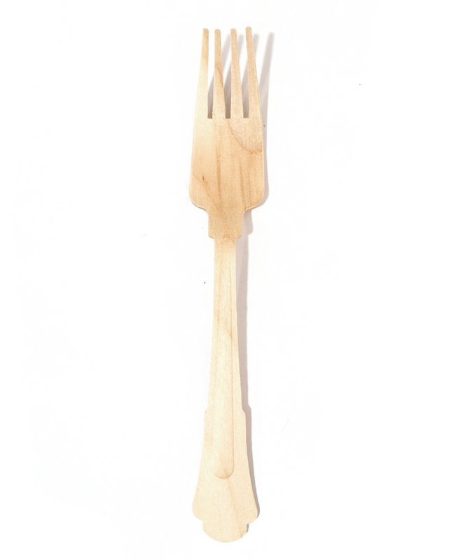Wooden fork - Set of 10