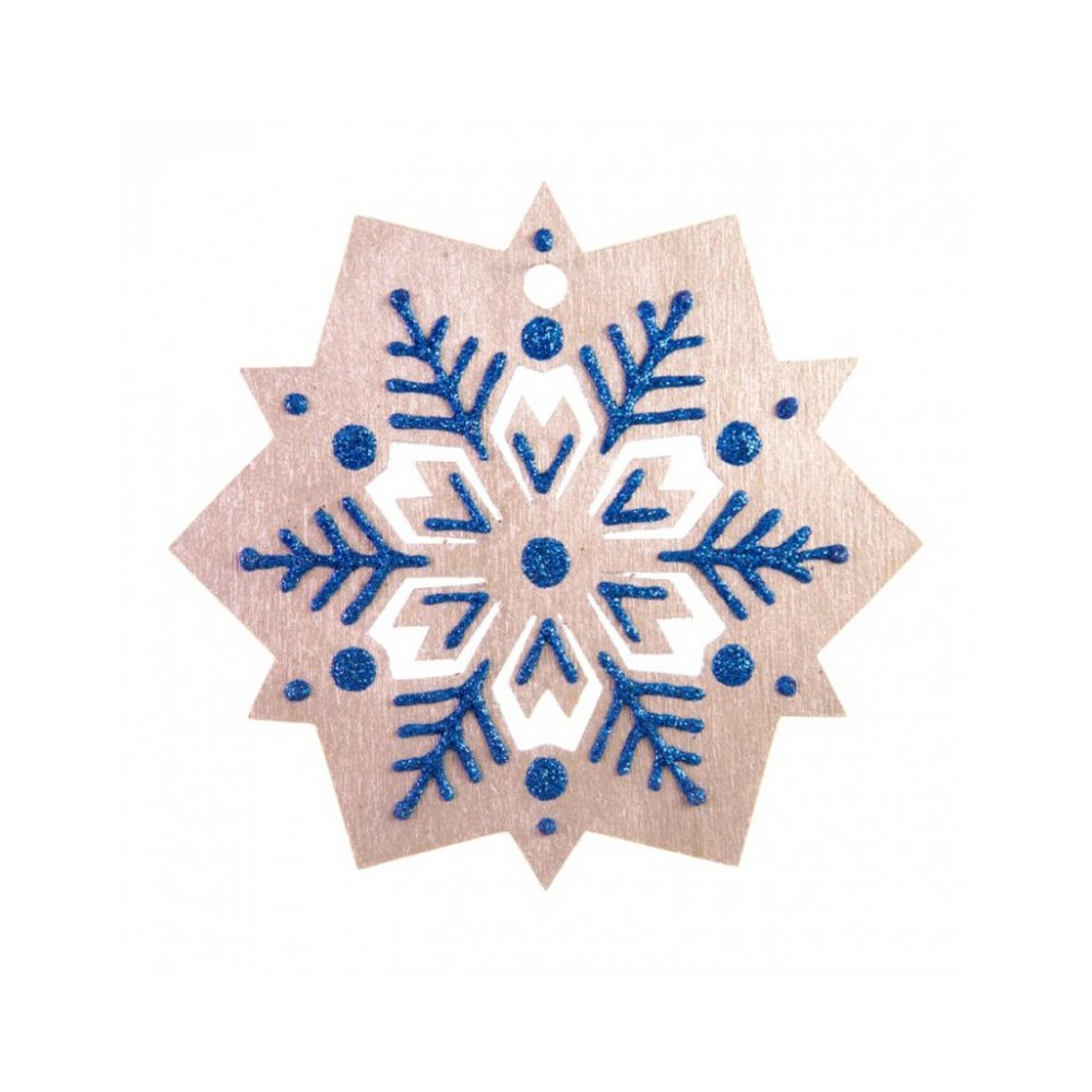 Flocon de neige grand argent