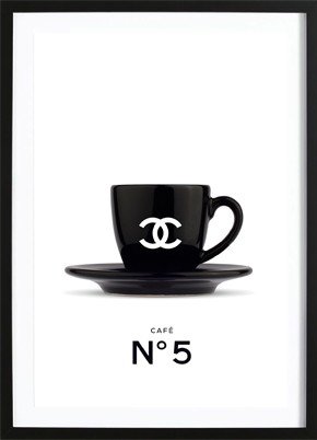 Café Chanel Nr. 5 Poster