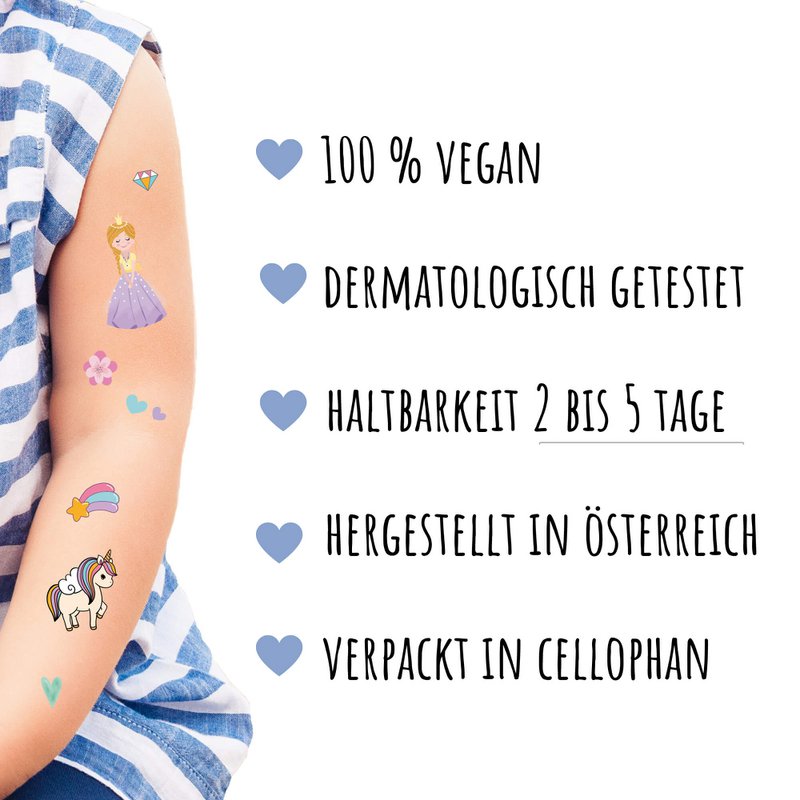 Children's tattoos - motif "Fantasy"