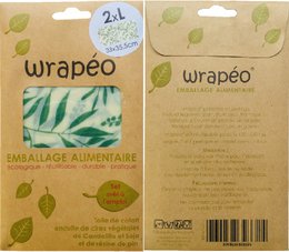 Ceras vegetales wrapéo - juego de 2 L - 33x33,5 cm -
