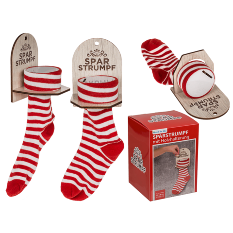 Timmy Toys - B032 - Coin Collector Santa Sock - 13x8cm - 1 stuk
