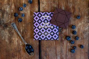 Chocolade met wilde bosbessen 61%