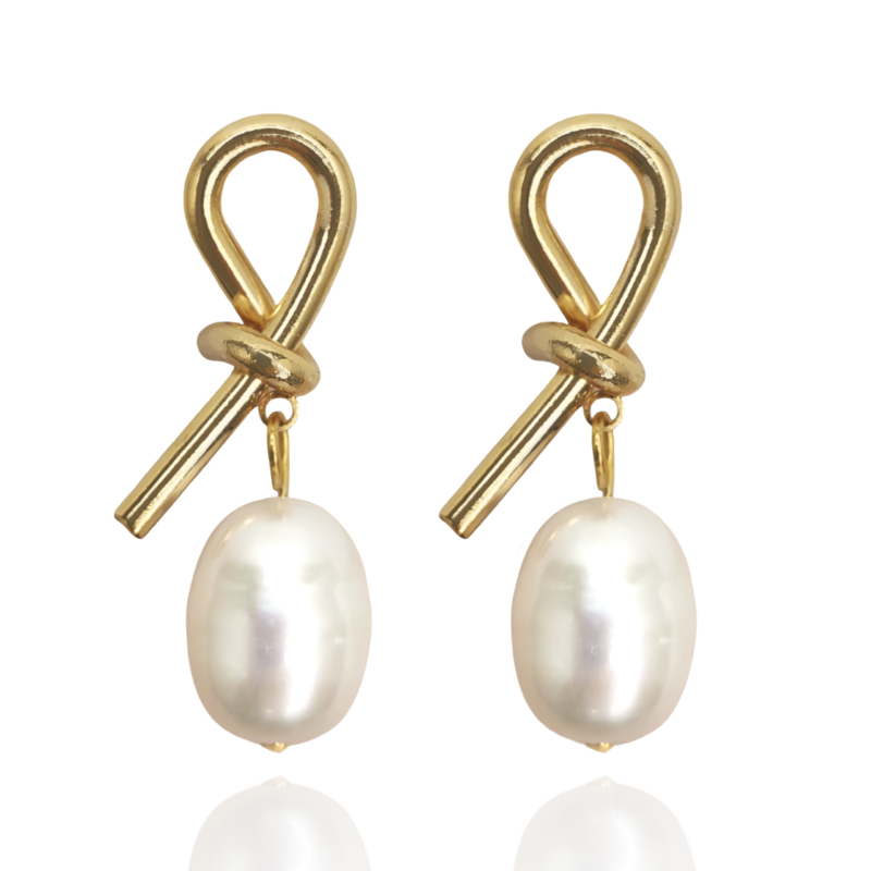 Boucles d'oreilles torsadées
