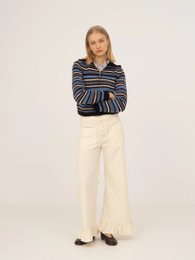 Tender White Corduroy Pants