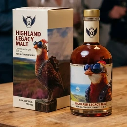 Volante Highland Legacy Malt 0,0% – alcoholvrije whisky-stijl spirit – 700 ml – geschenkdoos