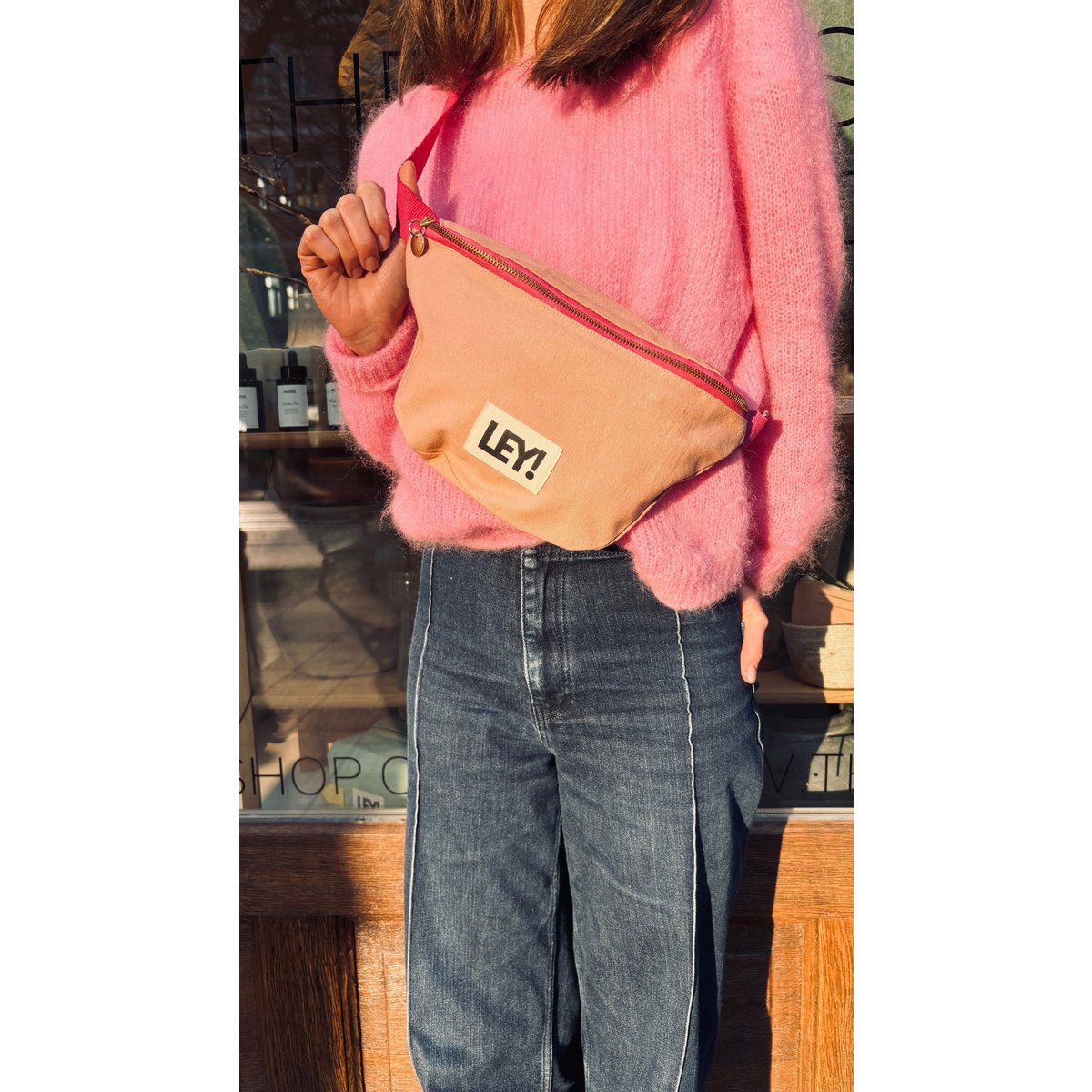 LEY! Sac banane – NUDE-PINK