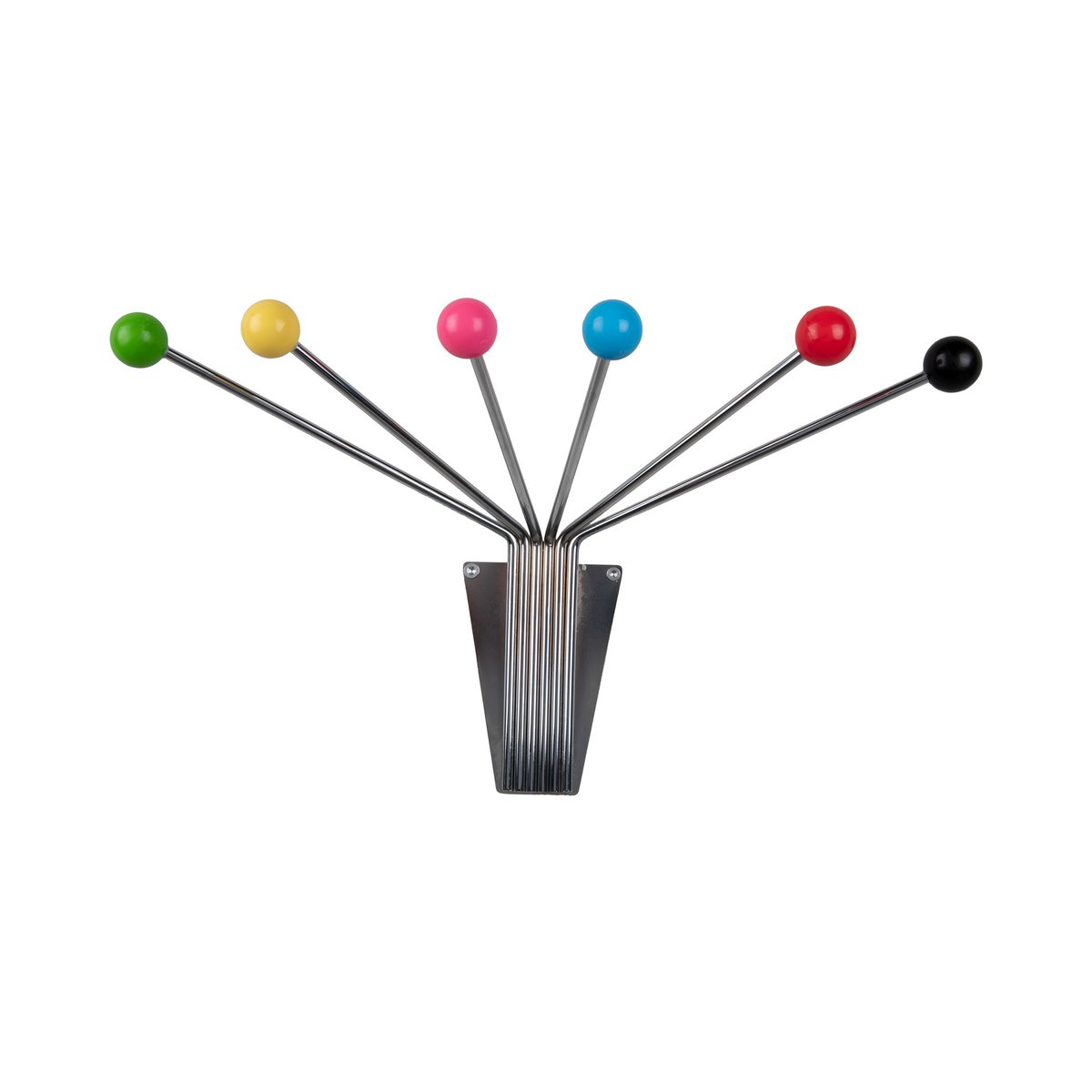 Hat Rack Neptune Chrome w Coloured Balls Large