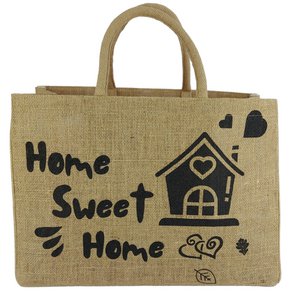 Domelo Jutetasche Einkaufstasche. Jute Shopper Tasche. Große wasserabweisenden Einkaufskorb/ Strandtasche . Badetasche XXL/ Shopping bag Geschenke für Frauen.