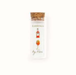 Earrings in Holy Aperoly glass