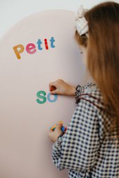 Magneetbord voor kinderen - Arche - Lichtroze