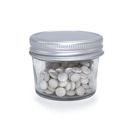 The glass storage jar