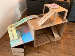 Cardboard Toys Garage