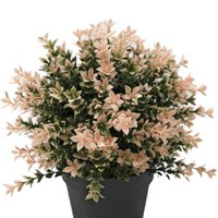 Artificial plant Buxus pink 22 cm UV