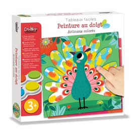 Dipinto con le dita "Animali colorati"