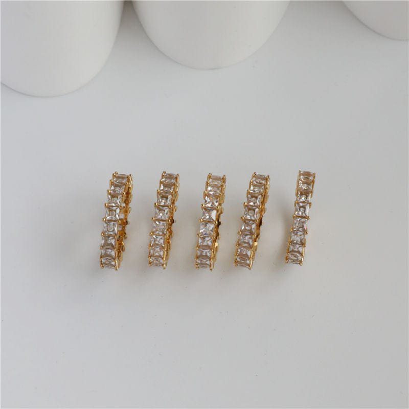 Square Eternity Crystal Band