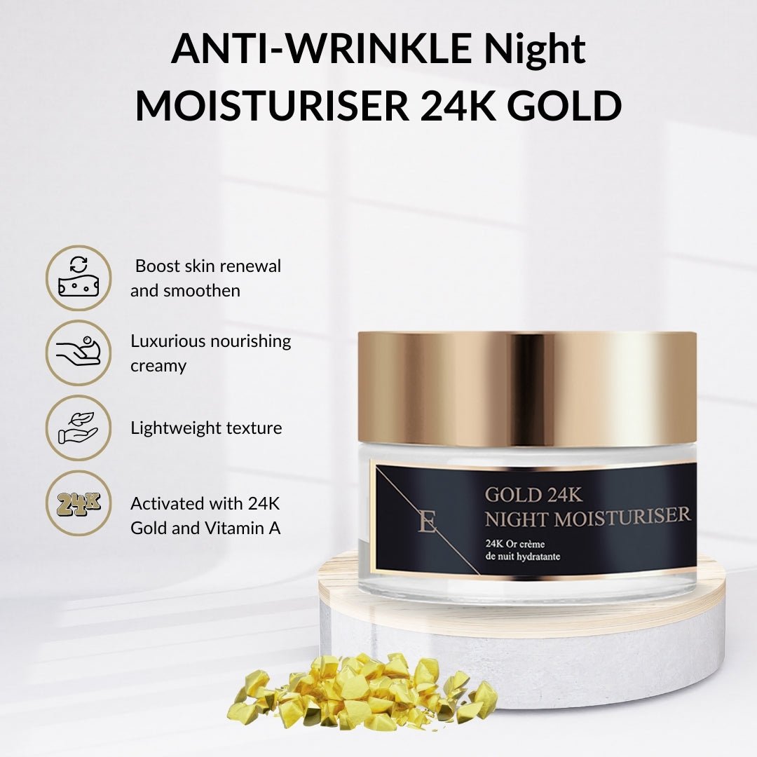 Hydratant de Nuit Anti-Rides Or 24 carats 50 ml