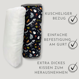 Auto Schlafkissen Dino Skelett