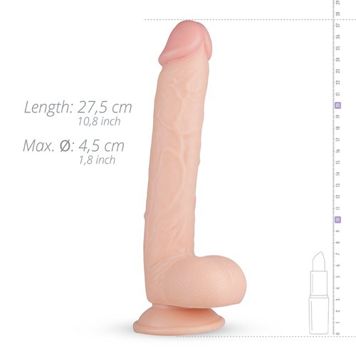 Real Fantasy - Elvin Realistisk Dildo Med Boldsæk - 21 cm