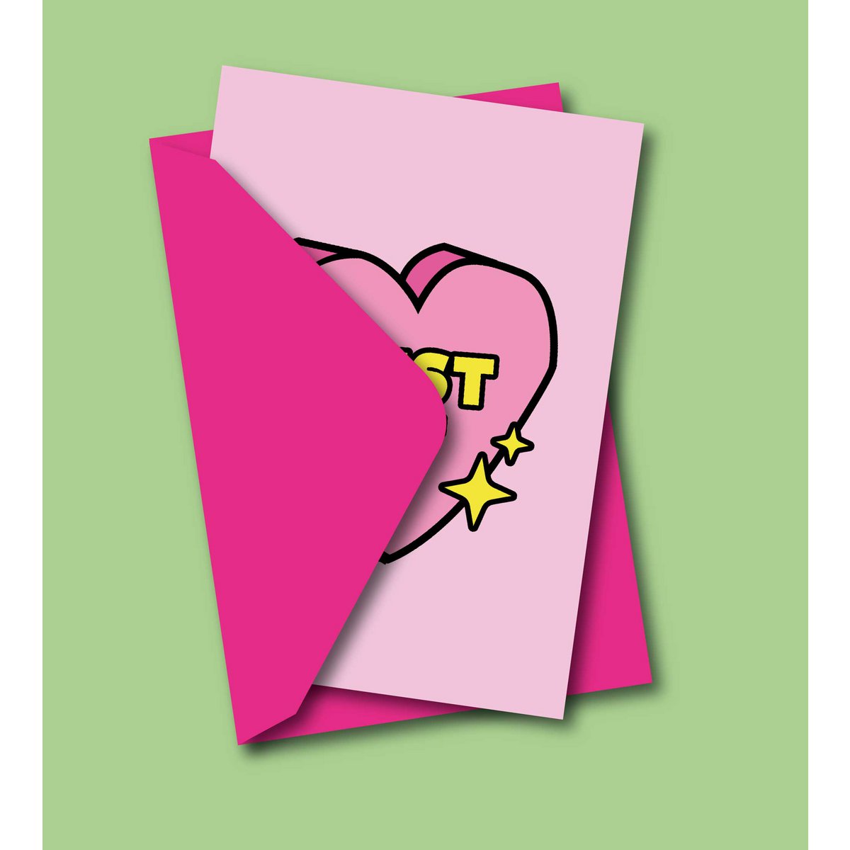 Mejor novia (GF) Tarjetas de felicitación