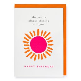 Tarjetas archivadas Tarjeta de felicitación - Sol de cumpleaños