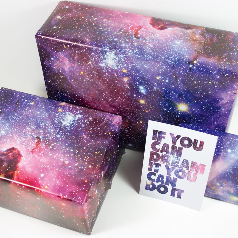 Cielo stellato di carta da regalo