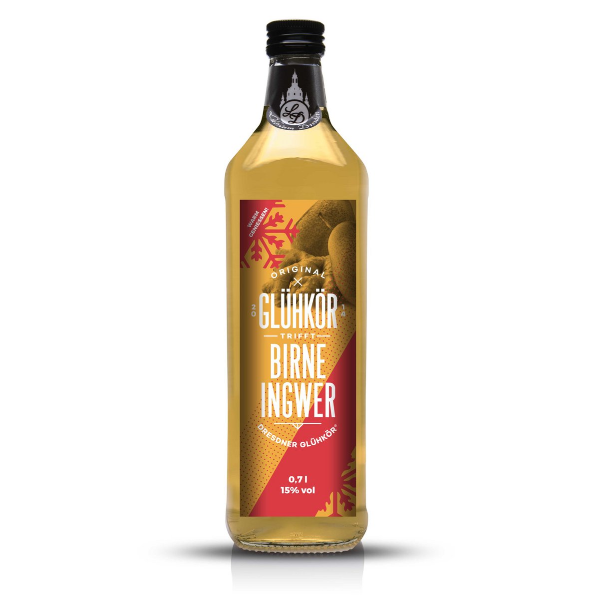Original Dresdner Glühkör pear-ginger 700ml