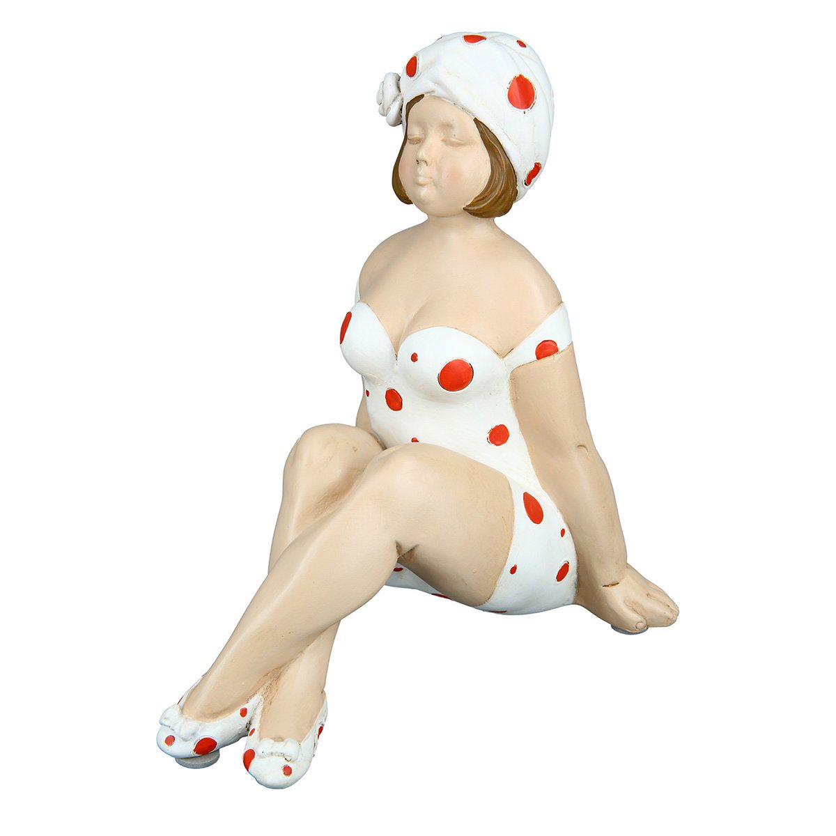 Poly figure "Becky" red / white VE 2 so