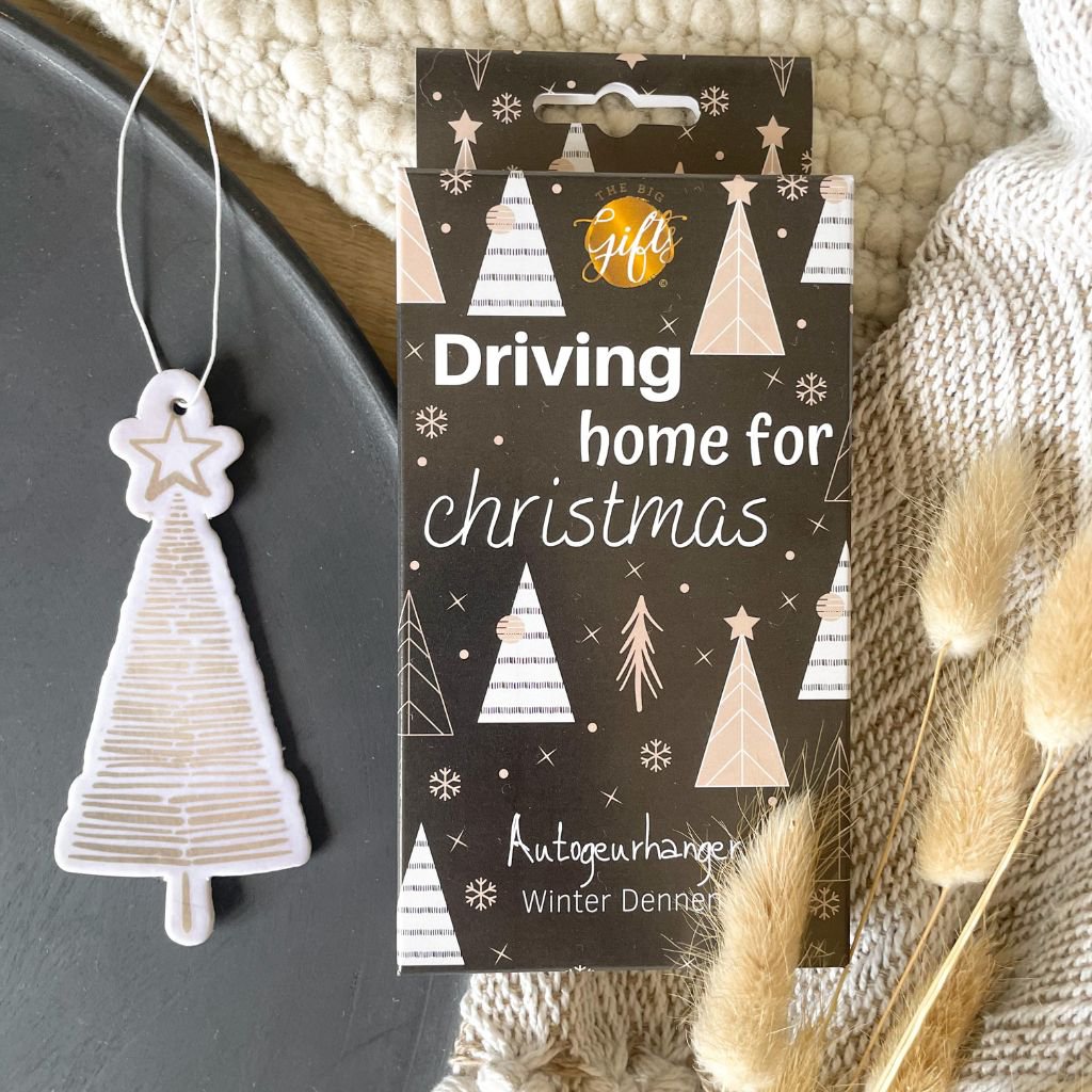 Autoduftanhänger - Weihnachten (schwarz/beige)