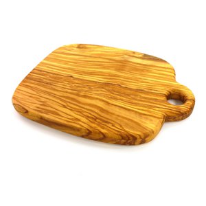 Cutting board made of wood with hole rustic