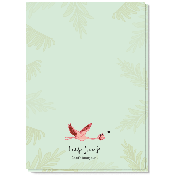 Zwangerschap aankondiging | Flamingo