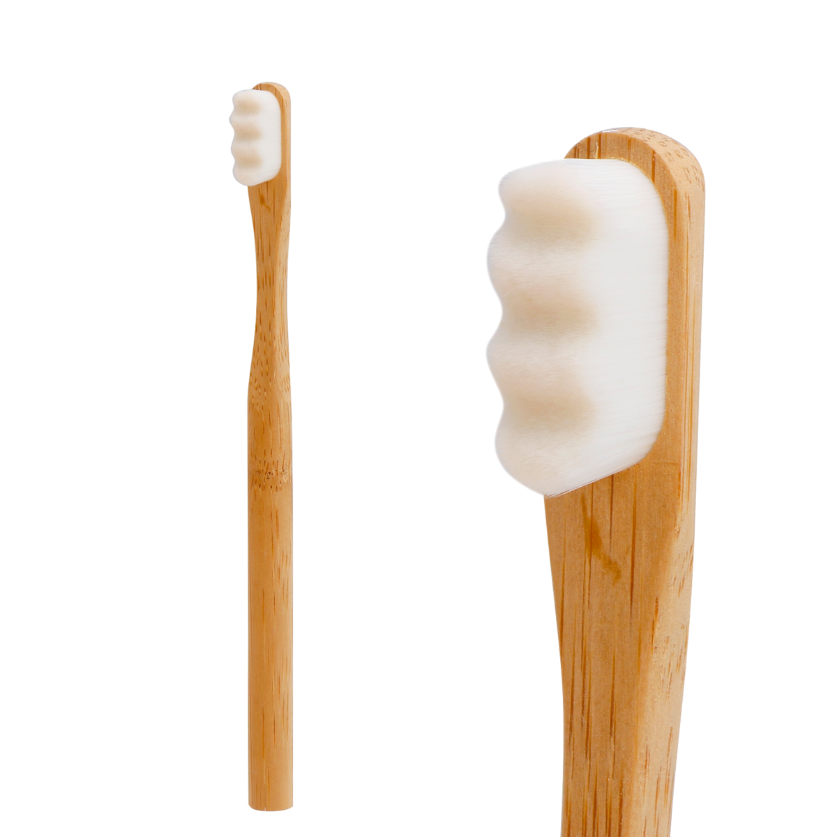 Brosse à dents en bambou (poils nano pour adultes)
