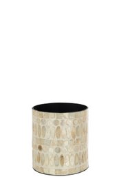 J -Line Flowerpot Pearl - Jute - Beige - Ø 14 cm