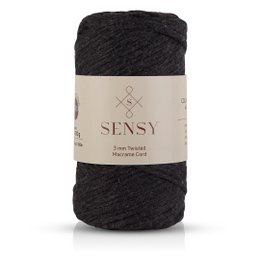 Sensy Premium 3 mm - 109 iarde Cavo macramè a filo singolo in cotone riciclato al 100%
