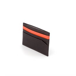 Portacarte Slim - Arancio Caffè