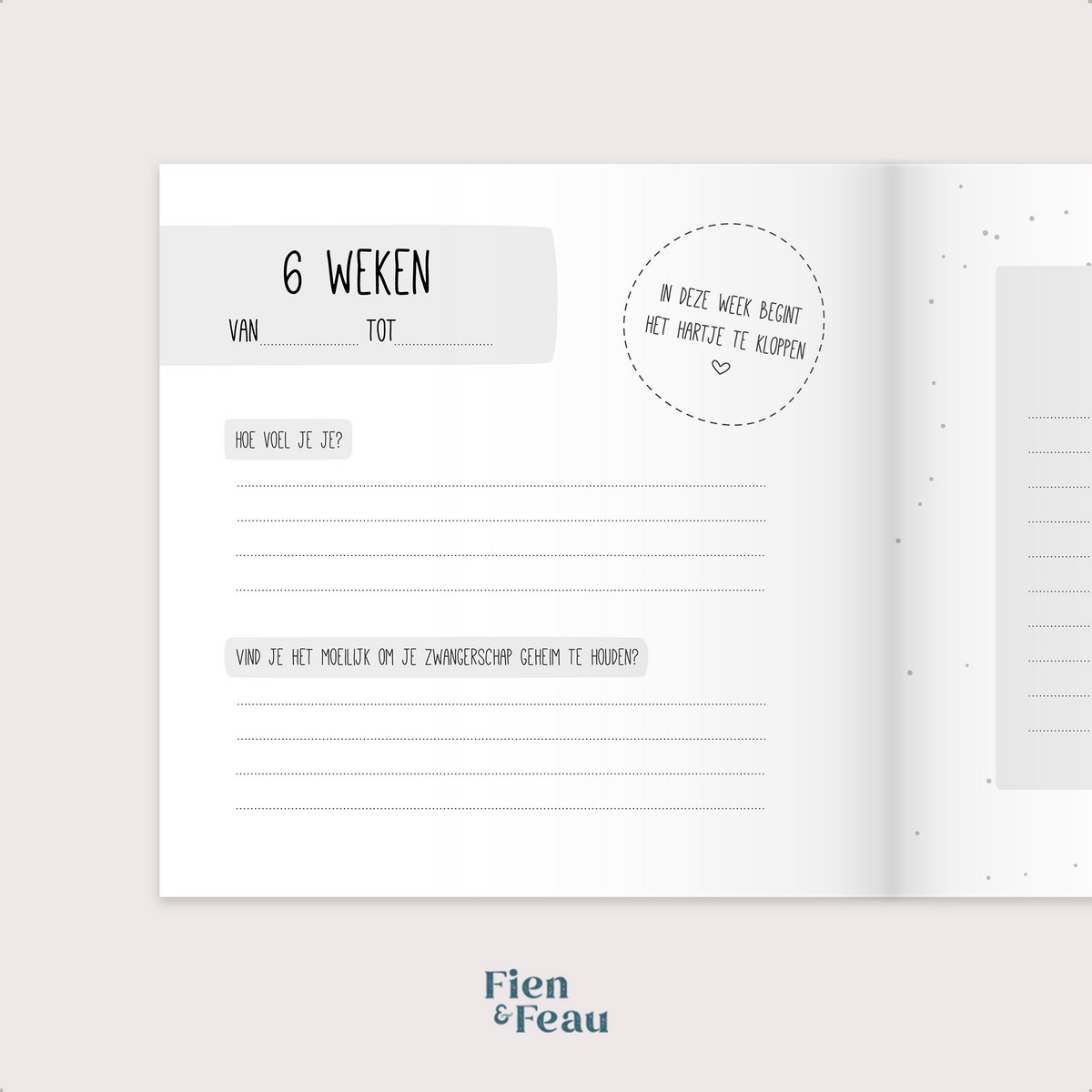 Negen maanden boek | roestbruin | heelal