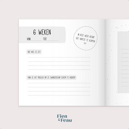 Negen maanden boek | roestbruin | heelal