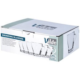 Briller til kaffe og te 250 ml 6 stk
