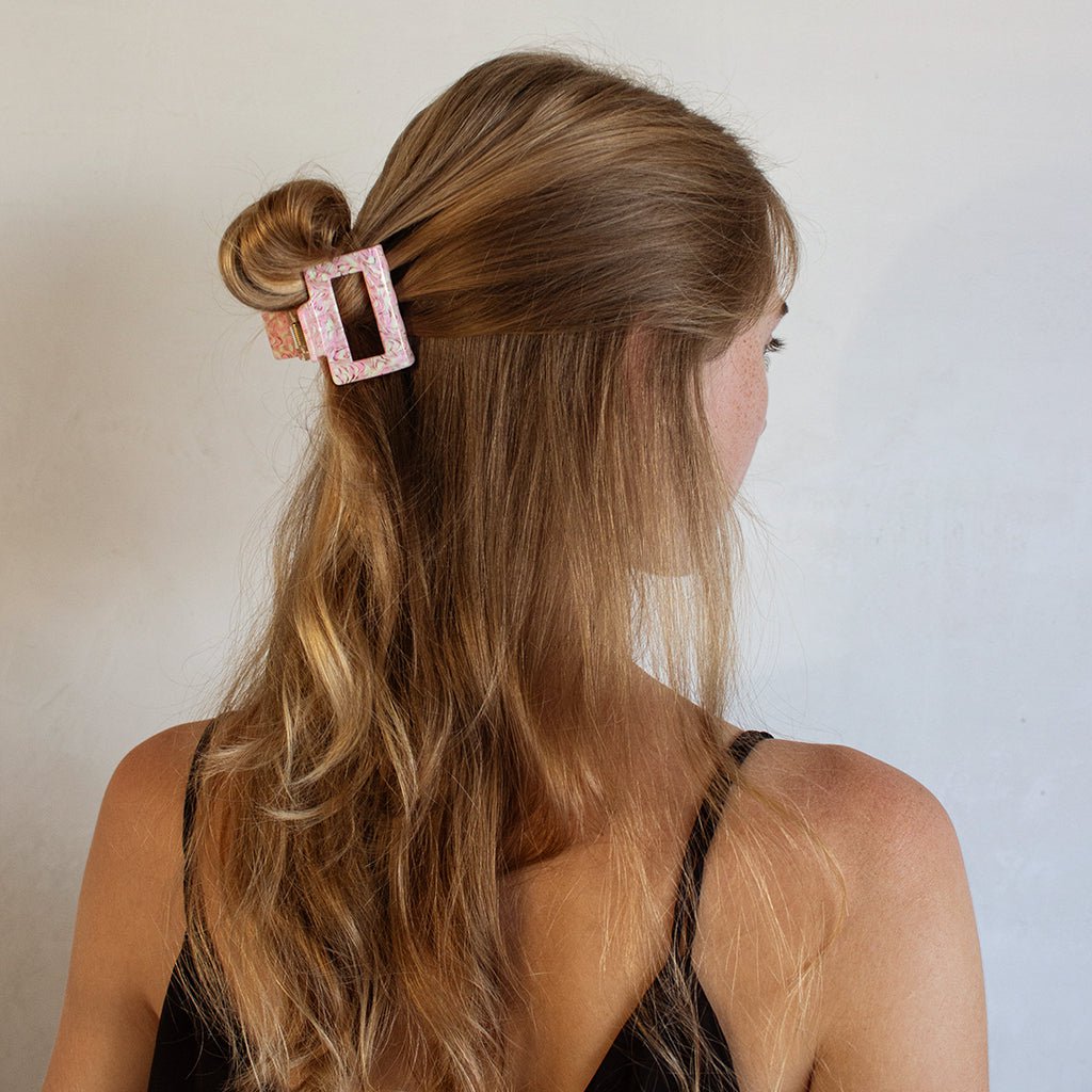 Duurzame haarclip van katoenacetaat | 5cm | Haarclip klein | Garantie tegen breuk