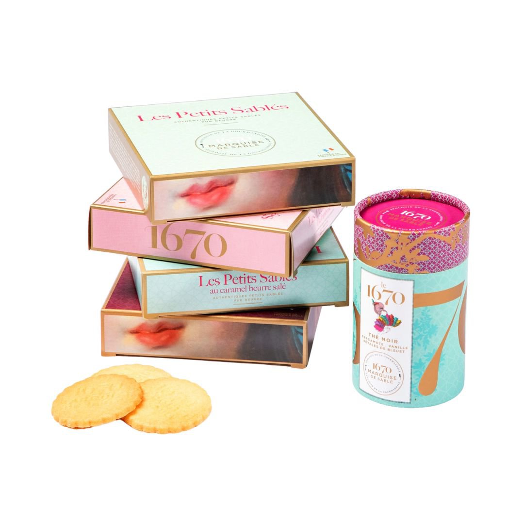 Pure butter plain shortbread cookies - 100g cardboard box