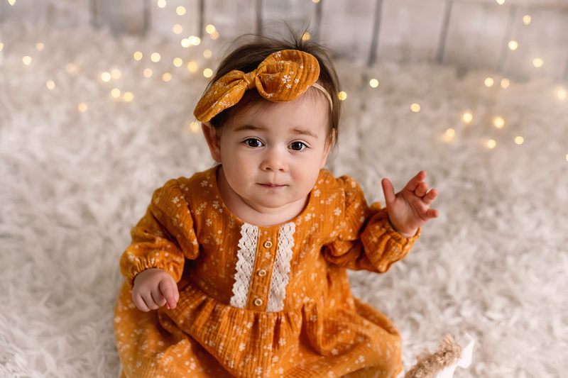 Robe mousseline Steff pour bébé fille