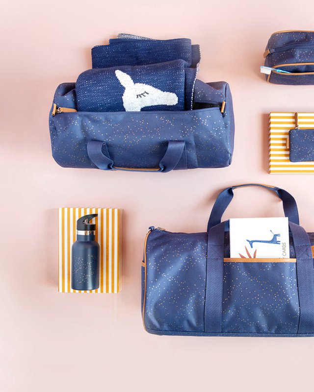 Termokande 350 ml Dots indigo